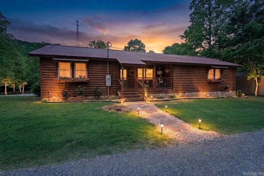 Charming and beautifully updated log home in the Riverchase Subdivision, offering 3 bedrooms & 2 baths with approx. 1,634± square feet on 3.28± acres. Originally a 2-bedroom home, the seller expanded the property in 2020 to include an additional bedroom, bathroom, and approximately 850± sq ft, along with updates that blend modern convenience with classic log home character. Tucked away within the subdivision while still located inside city limits, it offers a unique combination of privacy and accessibility. Inside, you’ll find LVP flooring throughout and a warm, inviting living space highlighted by vaulted tongue-and-groove ceilings that create an open, airy feel. The kitchen is thoughtfully designed with a functional layout, ample storage, and a natural flow into the main living area, ideal for everyday living. The home offers comfortable, well-sized bedrooms, a practical layout, and plenty of storage throughout. Step outside to enjoy the back deck and fenced backyard, providing space for outdoor living or simply relaxing. An attached 2-car carport adds convenience, while a storage building offers additional space for tools, equipment, or hobbies. Nightly rentals not permitted.