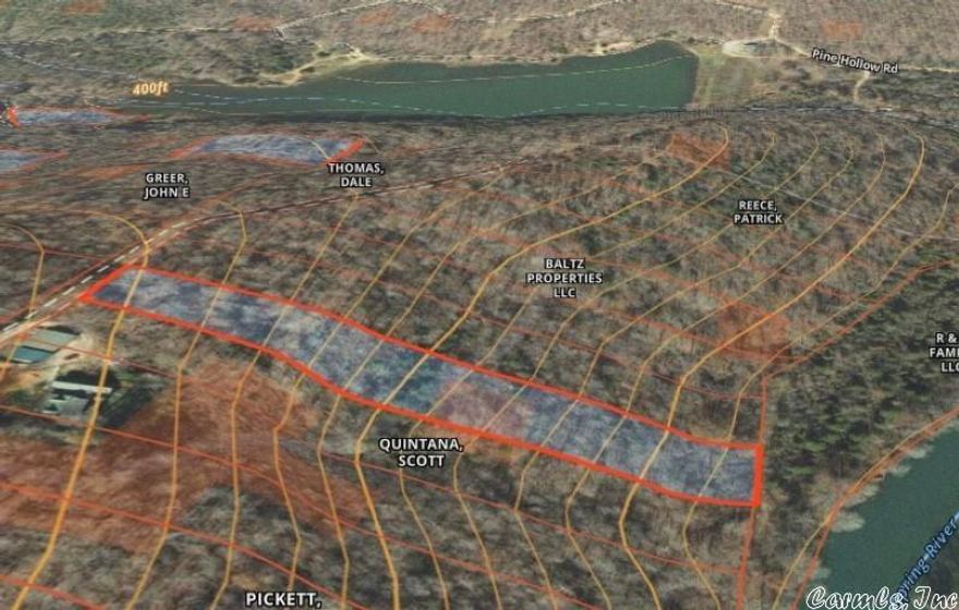 With approx 1.82 acres m/l, this lot features a bluff top view high above Spring River.