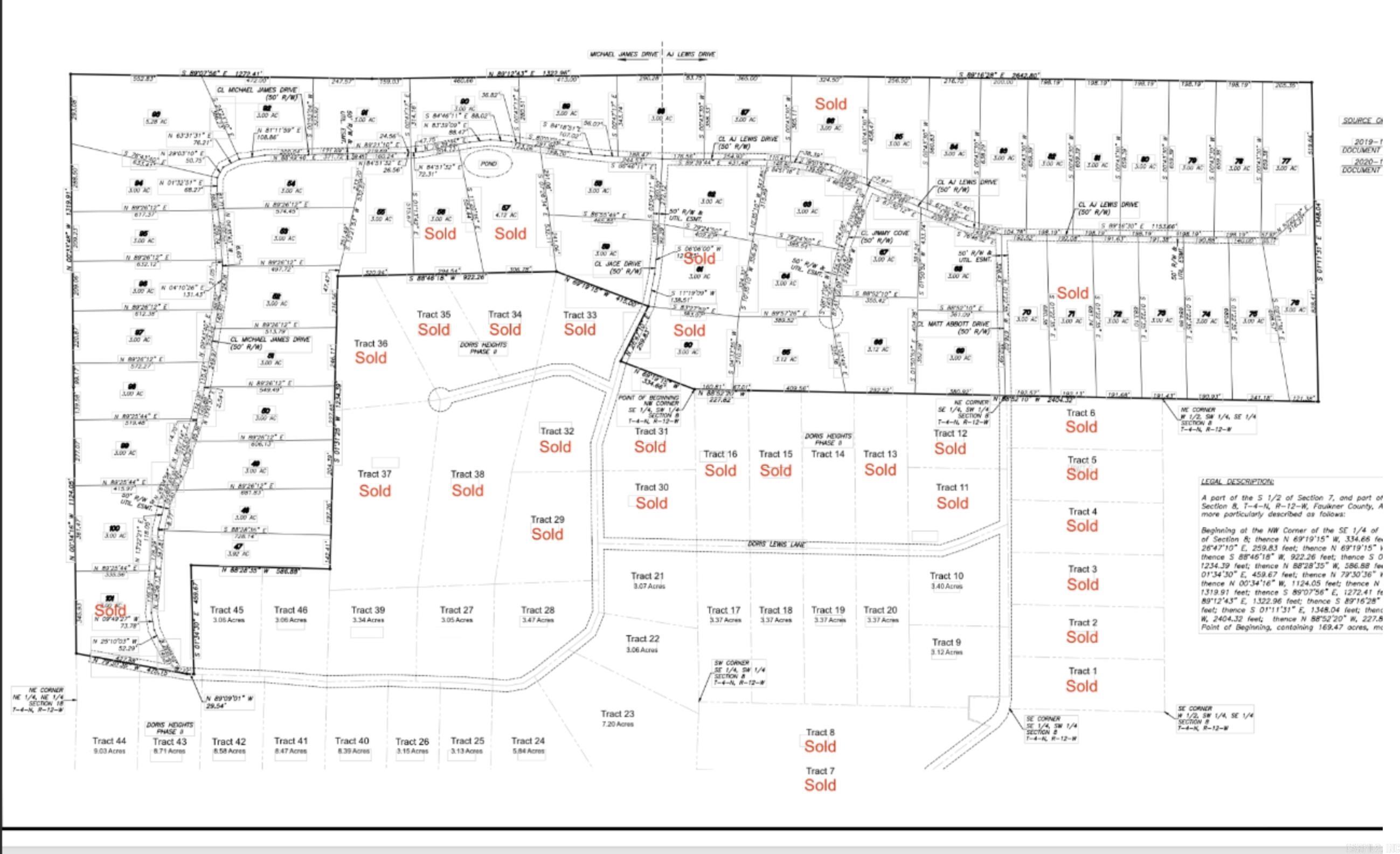 DORIS HEIGHTS II FINAL PLAT - Land