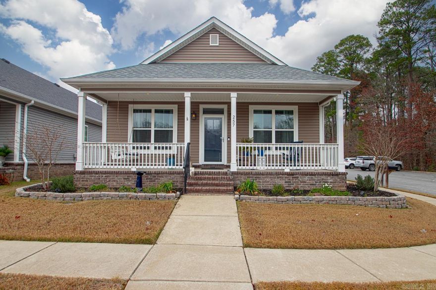 WOW!! This is one you do not want to miss!! Looking for a gated community & a pristine property? Look no further!! This 3 bedroom two bath home is a super floor plan! Open kitchen, dining & living area are very spacious. The living area has a gas log fireplace for those cold days. In the kitchen area you will find a pantry, 5 Burner gas range, quartz counter tops , an oversized chef's island with a large single bowl sink & custom cabinets with pull out drawers in the base cabinets. Dining area accommodates your dining needs!! The primary suite is exceptional!! OVERSIZED!! Huge walk in closet!  A fabulous soaker tub to unwind after a long day! There is also a double sized separate tiled shower & double vanities! NO CARPET ANYWHERE!! You will love the luxury vinyl plank flooring! The covered patio is a great place for entertaining or simply relaxing! Home also has a high efficiency heat & air system, tankless hot water, low-E windows.  Also newer Roof !! AGENTS SEE REMARKS