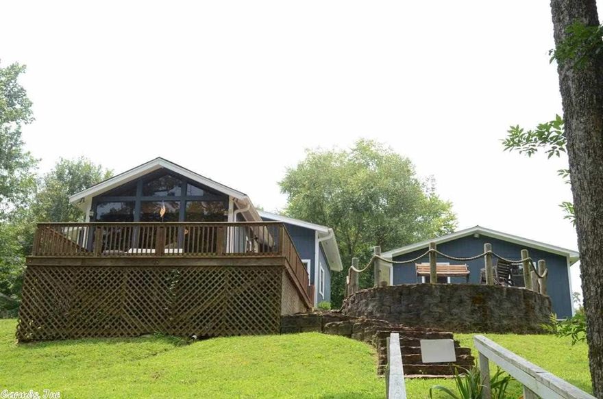 Charming rustic cottage on the river.  This is the look that everyone asks for.  Tongue and groove pine walls and ceiling, vaulted ceiling in great room, steel dock is only 4 years old, fire pit and huge deck, new siding 3 years ago, beautiful lot with mature trees including river birch.  Most furniture & decor will convey.  Boat and new Nissan motor also convey.  They’re even leaving the fishing poles.  You could be fishing from your own dock in just weeks!