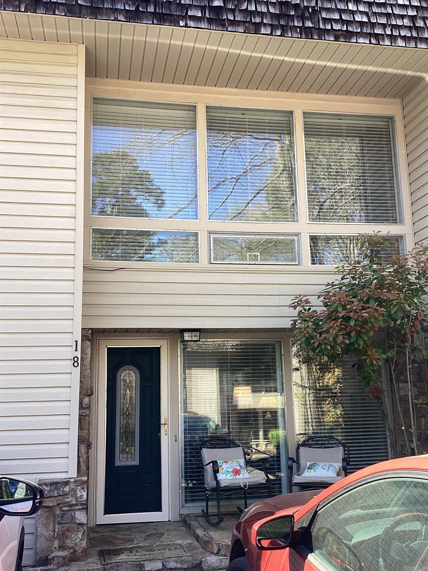 Beautiful, spacious well-maintained screened-in two-story end unit w/new fence. Common area park on Lake Desoto. New blown-in insulation in the attic. New texture and paint in the upstairs bathrooms. New light fixture in hall. New water tank. 5x10 storage in back. Home warranty in effect through March 2025. Dining area just before you exit to the back screened-in patio area where you can enjoy your morning coffee/tea or a glass of wine in the evenings undisturbed by pesky flies or mosquitos. You can open your bedroom window to allow a cool breeze in while you sleep. All appliances stay except for upright freezer. Half bath downstairs for guest, while you have a full jack-n-jill bath upstairs. Two very spacious bedrooms w/natural light and large closets. Come see yourself in your wonderful townhome.