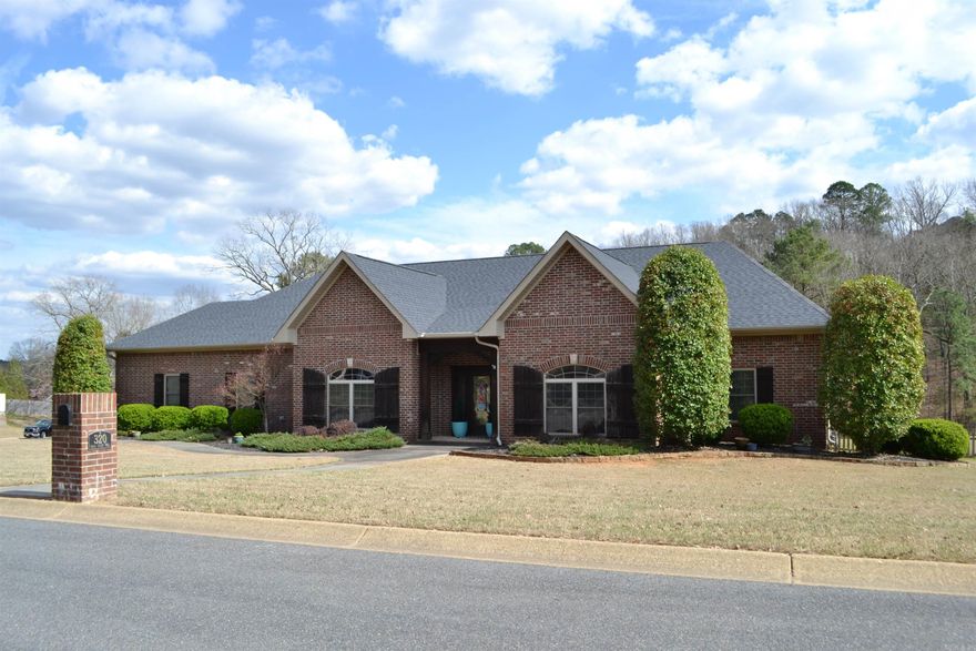 Beautiful open floor plan home located in highly sought-after Eastgate II in Lakeside School District. 10 ft ceilings throughout with large crown molding & tray ceilings. White Oak Hardwoods added in 2021. Updated lighting fixtures & fans. Carpet replaced in 2019. Kitchen updated in 2021 with granite countertops, large basin granite sink, & subway tile backsplash. Stainless steel appliances include double wall ovens, 5-burner gas range, built-in microwave & counter-depth refrigerator. Stained wood cabinetry throughout kitchen & baths. Additional storage & counter-space located in laundry room. Bonus room with closet can be used as office or playroom. Spacious master suite includes two large his & her walk-in closets, one having a Container Store storage system. Corner lot sits on 1 acre with fully fenced backyard & sprinkler system. Enjoy the view sitting on your large covered back porch with a 12 x 20 composite wood deck addition with storage underneath & hot tub hookup added in 2020. Oversized 2-car garage includes Garage Gator lift system. Lennox HVAC System replaced in 2017. Architectural shingle roof replaced in 2022.  Stephens Security System on all windows & doors.