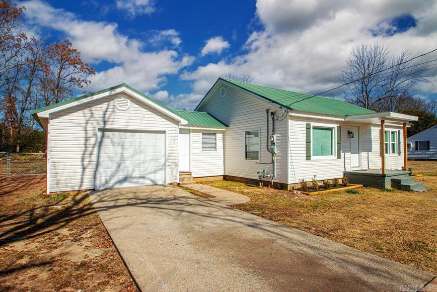 This charming 3 bedroom home has been completely updated and ready for you! Featuring a new roof, new HVAC and hot water tank for worry-free living. Brand new kitchen and bathroom with stone countertops and new appliances. New flooring runs throughout the home. The exterior features new siding and a new garage door. Don't miss this one!