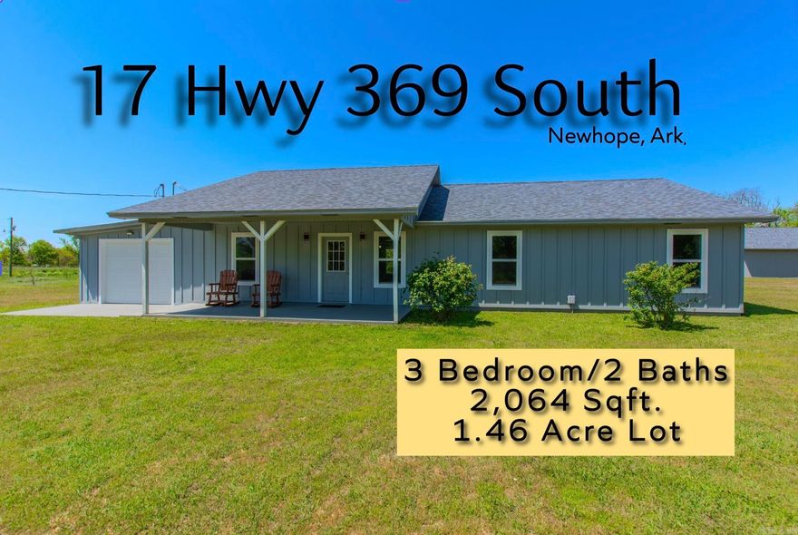 Location! Location!! Location!!! Home near Lake Greeson beautifully renovated - inside & outside!!  Space and storage abound - including a 25' x 32' updated barn!  With 1.46 acres, you can easily park your semi, motorhome, boat, and multiple vehicles and still have space to plant a garden or build a pool.  Both bathrooms were updated with new vanities, fixtures & flooring.  This lovely home includes new paint - both interior & exterior; new energy efficient windows, new tile & carpet. New siding was installed in 2023. This property features both a well & public water.  In 2023, a new tankless water heater was installed & a new roof in 2024.  The A/C was also updated.  The heated & cooled bonus room includes a new mini-split. Fall in love with the open floor plan, large living room & spacious bedrooms.  This home is truly a move-in ready beauty;  and the property is conveniently located near Lake Greeson!  Refrigerator, washer, dryer & four (4) wireless flat screen TVs convey.  Take advantage of this amazing opportunity to own a wonderfully updated home with acreage & located near the lake! Call for a private showing.   *AGENTS SEE REMARKS*