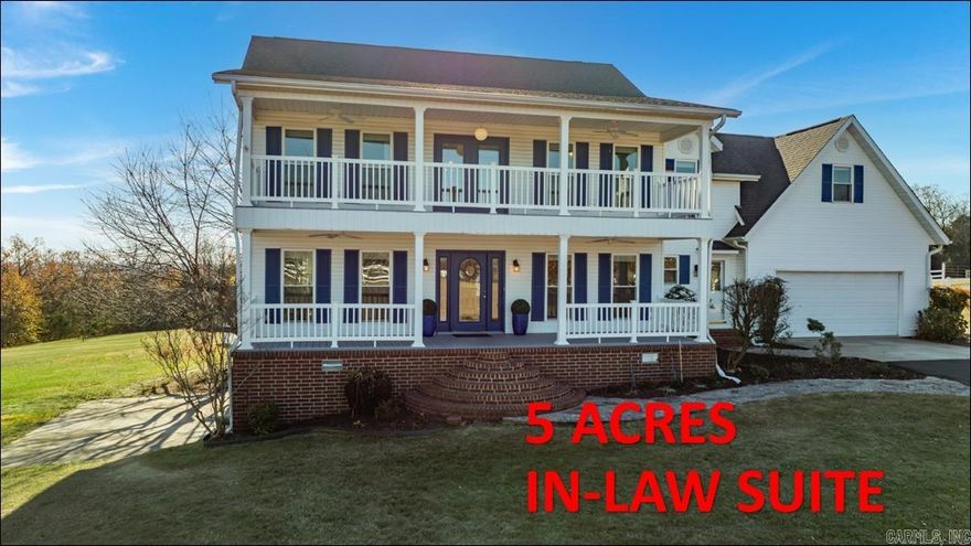 What a GEM!!! LIVE is the BEST way to see and FEEL this Beautiful Home!  APPRAISED FOR $640K December 2024. Current owners did over $40,000 in IMPROVEMENTS including NEW HVAC System, Brand New In-Law Quarters, Driveway and Landscaping. New Roof 2022. STUNNING HOME w up to 7 bedrooms & 3.5 Bathrooms! BREATHTAKING VIEWS! HUGE DECK! Walk Out Basement features NEW APARTMENT or FLEX SPACE with 1424 SQ.FT. which could be SHOP/Workspace, Family Game Room, Man Cave with its own Patio Space and Private Entry!! Priced to Sell!!