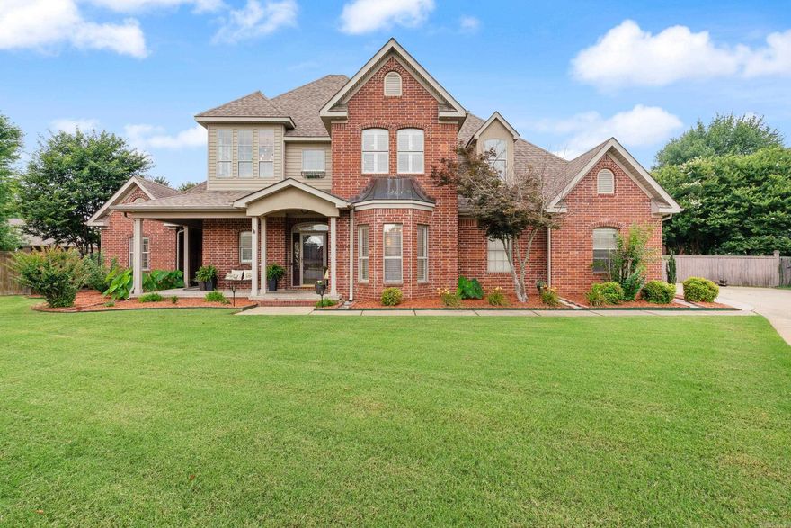 Escape to the comfort and space of this stunning 4BR/3.5BA home w small upstairs game area/sitting or reading nook - nestled at the end of a cul-de-sac in SW Conway! Primary BR and 4th BR are downstairs.  4th BR is very large and used as in law quarters in the past. 2 additional bedrooms upstairs.   Elegance meets convenience whether you're enjoying the spacious kitchen or sunlit screened porch overlooking the private paradise inground pool! Minutes from interstate access for all you commuters with the best of city living close to schools, shopping, dining and entertainment! Updates include new paint, new lighting, new flooring, one of the HVAC systems replaced 1 year ago, new roof on sunroom, new pool liner 2 years ago, new pump in watershed system 1 year ago, new heater vent in primary bathroom, new tub/shower in upstairs bath, newly built horseshoe pit, new concrete for additional parking, new landscaping!  Also of note - custom doors, refrigerator stays, floored attic, dart board and ping pong table can stay, small shop/storage building w/elec, pool robot stays.  This one is amazing!