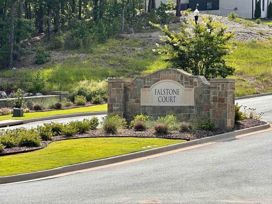 Beautiful lot ready for your dream home!  Backs to greenbelt in Falstone Court.  Enjoy a neighborhood in Chenal Valley with easy access to nearby dining, shopping, parks and pools.  Choose your builder.  Minimum square footage for a one level is 2200 and the multi level minimum is 2600.
