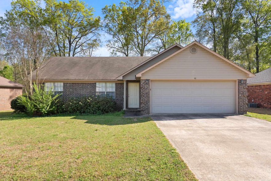 Ready to own a place that's all yours at a price that competes with rent? Check out this charming brick beauty between Vilonia and Conway! It's cozy, it's cute and it gives those "warm fuzzy" home owner vibes that we all love!  NO DOWN PAYMENT?  NO PROBLEM!  That's right, this home qualifies for 100% financing with $0 down so start building equity for yourself instead of someone else.   Perfect for first-time buyers, downsizers, or anyone who just loves the idea of a brick home in a small community. BONUS PERKS: Large shaded back yard - perfect place to chill. Close to the school for easy drop off.  Near playground, walking track and store for convenience.  Close to the bypass for commuters. Short drive to Conway Commons Mall for shopping and dining out. Energy efficient and low maintenance brick!