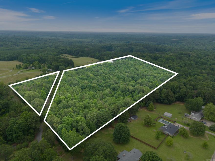 Wonderful 20 acre parcel in Saline County at the end of Lee Lane. Excellent road frontage on two sides. Fantastic opportunity to develop, or build your dream home with ample privacy!