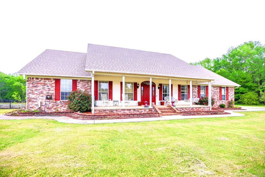 Get ready to check ALL the boxes on the list for your amazing dream home!  If country living is what you want, then look no more!  Quiet country setting in an well established neighborhood outside the city limits in Sherwood.  7.98 serene acres with a beautifully maintained home.  This front porch is made for sitting.  Enter the front door and you're welcomed by gorgeous hard wood floors that open into the large family room that's the perfect gathering place for family and friends.  The spacious eat-in kitchen is waiting for all your family memories to be made while gathered around the table.  Step outside to the detached 2 bay shop with ample storage space inside for all your storage needs.  Watch deer from your own backyard from the privacy of a covered patio while sipping your morning coffee.  This could be YOUR little slice of heaven.  Call your favorite agent today to see it before it's gone. SF is approximate, please measure.