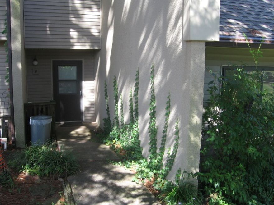 Great for a single person or couple! 1 lg. bedroom & 1 full bath. Quite a few updates.  Spacious living-dining area.  Kitchen appliances included. W/D provided.  Condo freshly painted.  Right across the drive from Tennis Center, pool, & Cool Pool Cafe.  Walking distance to banks, park, playground, shops, churches. Easy living.  Condo Assoc. has private satellite service, but additional satellite network at Tenant's cost.  Tenant pays first $75 of any service call/repairs.  Appl required & 12-month lease.