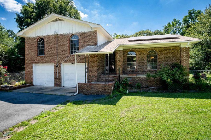 This spacious 3 bedroom, 2.5 bathroom tri-level home in Maumelle is waiting for your personal touch. Direct access to Maumelle Blvd and I40 at Morgan/Maumelle. Main level features a large living room open to dining and kitchen with updated appliances. 3 bedrooms and 2 full baths upstairs. Downstairs features a cozy den with stone fireplace, laundry with half bath. Large, level lot on over half an acre with a 15’ x 25’ storage/shop building with electricity. Roof 2019. Solar panels (owned). Whole house generator. This home is energy efficient and ready for your updates! Home to be sold AS-IS. Agents please see remarks.