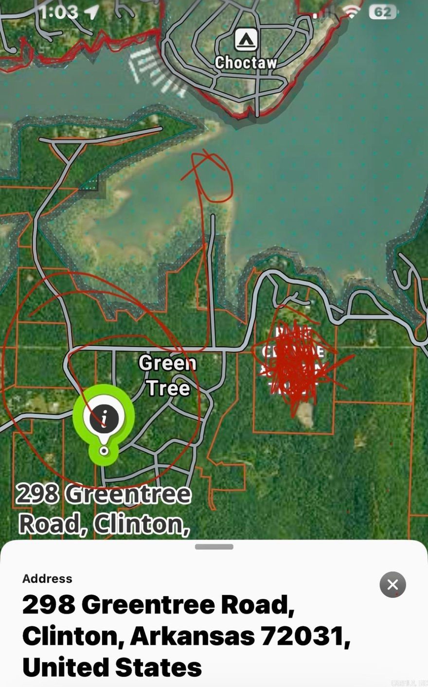 The property is just within walking distance from the beautiful Greers Ferry Lake.  Close to the town Clinton and Clinton School two hours from Brannon Mo.