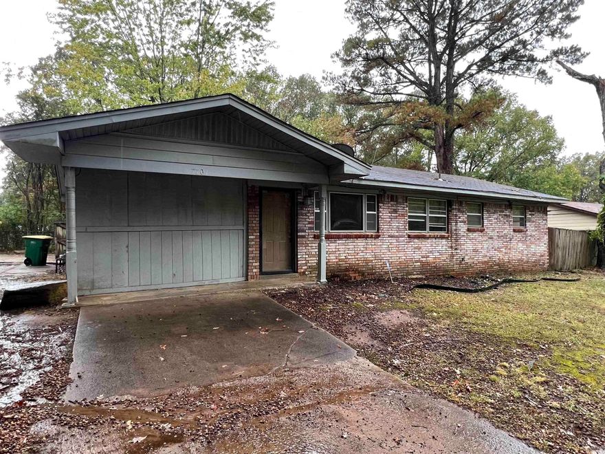 Ready for your updates. Corner lot, flat lot, just off Chicot Rd. 3 Br, 1.5ba and addtl bonus room. Plenty of potential for owner occupant or investor. Priced to move, as-is condition.  Agents, please see remarks prior to showing and writing offers.