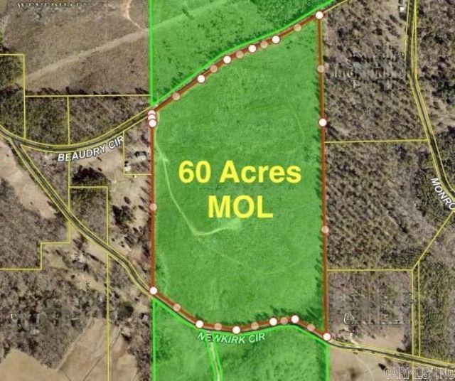 60 Acres! Beautiful! Can be sold as whole or subdivided. Buy 30, Buy 10, Buy 5, or Buy 3! So many options available! $15,000 an acre for 3 acre tracts...$12,000 an acre for 5 acre tracts! Multiple Buildable Homesites! Private! Serene! Jessieville School District! Wildlife Galore! Minimal Restrictions. Manufactured Homes Allowed 5 years old and newer! Easily accessible utilities with Entergy and North Garland County Water at Road! Perk test and survey will be provided!