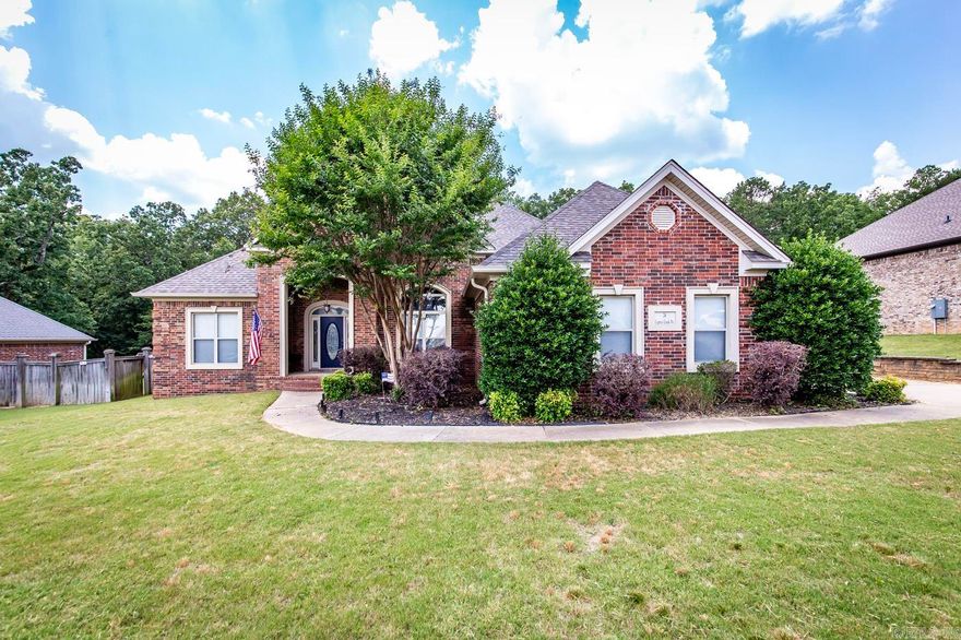 Must see custom built home with beautiful crown molding throughout, very high ceilings, custom kitchen cabinets and serene back yard.  New wrought iron and wood fence in 2021, new flooring in bedrooms in 2021, new roof in 2022.