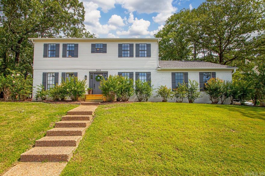 Wow! Newly updated! Elegant home w/ 2 living areas. Stunning eat-in Kitchen open to Family Rm w/ built-ins & cozy WBFireplace. Granite counters, new stainless appliances, kitchen island, breakfast bar, pantry. Spacious Main Suite w/ 2 sinks, walk-in shower, sitting area, 2 walk-in closets, & private makeup area. Office area. Mudroom & spacious Laundry! No carpet. XL garage w/ giant shop/craft room. Beautifully landscaped yard w/deck. Neighborhood pool & park. Conveniently located close to shopping/ dining. New roof 2025. New siding, new French drains, new paint inside & out.