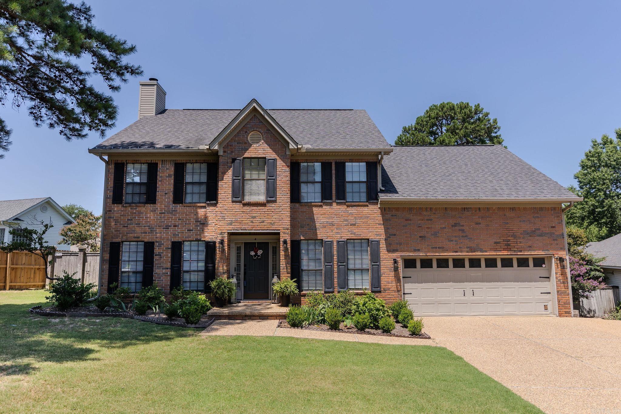 Move-in ready home on quiet cul-de-sac in Little Rock's best kept secret neighborhood. Close to shopping, restaurants and great schools. Front yard and driveway are level. Large backyard with lots of space and trees has a slight downward slope. Enjoy all the extra touches in this home with a private office with built-ins, laundry/mud room with plenty of storage, new trim work in the extra large living area. Front room used as formal living but could be a dining area, playroom, home school room or office. Half bath has new designer touches. Enjoy life on the screened in porch or sunny deck. Very versatile floor plan. Upstairs is primary bedroom with en-suite bath and large walk-in closet. Each bed room has plenty of space and large walk-in closets. Off guest bedroom is floored walk-in attic that wraps around for large amounts of storage or space to finish out.