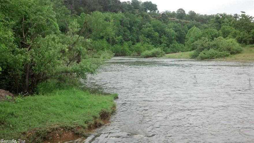 80 Acres recreational or development land for sale with mineral rights in Flippin, AR. Crooked Creek crosses the southwest corner, own both sides just east of Marion County Rd 6002 bridge. A smaller creek crosses the property running into the main channel.  Great investment Marion County with freshwater fishing, deer, turkey, upland and small game hunting, trail riding. Your own private retreat just south of HWY 412 less than a mile from Flippin city limits. GPS coordinates: 36.252188, -92.595304