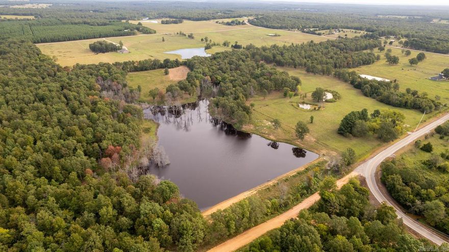 This beautifully maintained piece of property is situated on AR-175 with approximately 200ft of highway frontage. It is completely fenced and cross fenced and has 3 small ponds. Along with the 3 smaller ponds, it also has a beautiful, large stocked pond/lake. This beautiful lake is approximately 20 feet deep and full of bass and its main feed is the south fork of Martin’s Creek. This property is also partially wooded and recently had a food plot put in, making it a great hunting spot. (View the last photos on the listing to see some recent wildlife that have been there!) Whether you’re looking to hunt, fish, or run cattle- this is the property for you. Give me a call to set up your showing today!