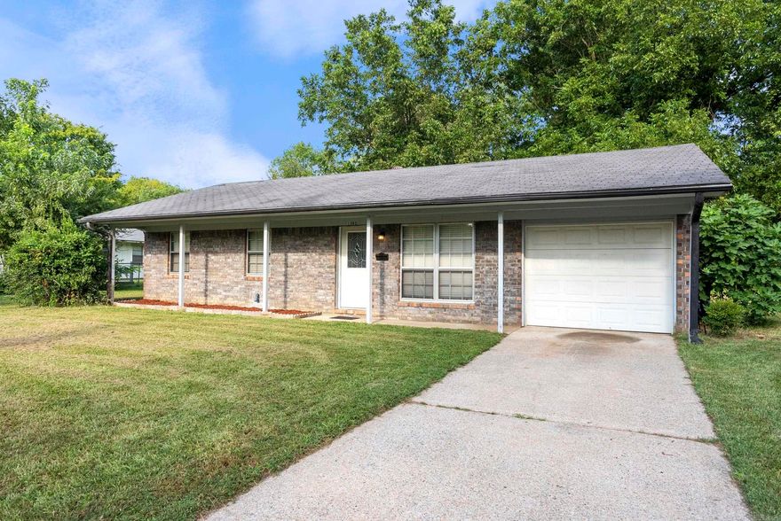 Cute 3 bed 1 bath Move in Ready Brick Home centrally located in Conway with a 1 car garage. Large relaxing backyard with lots of shade trees. Pear and Fig Trees on the property. Lot of updates throughout-  New laminate floors, new carpet in the bedrooms, All appliances stay with a new garbage disposal, sink and vent-a-hood. New HWH and Updated Electrical to 200 Amp Service and New blinds.  Great Rental Opportunity for an investor or Move in Ready for someone looking for their first home. Call today to see it for yourself.