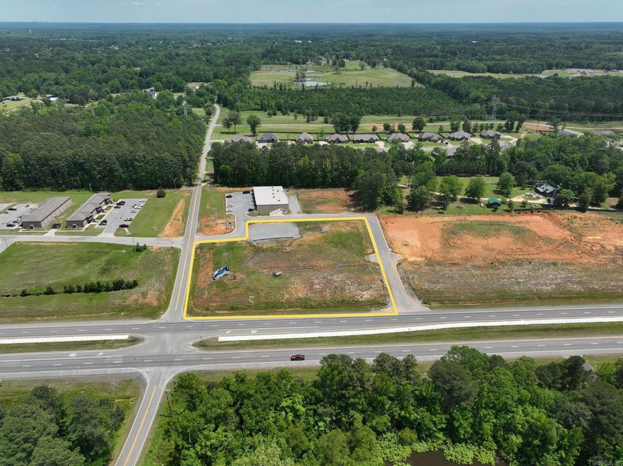 1.6± acre corner commercial lot available in Sheridan, Arkansas with direct frontage along US-167 / Sheridan Bypass. This highly visible site sits at the entrance to Shoemaker Road and adjacent to an established retail center, offering exceptional exposure and accessibility. The property is well suited for a variety of commercial uses including retail, restaurant, office, or service-oriented development. Its corner position and highway frontage make it a standout opportunity in a growing commercial corridor.
