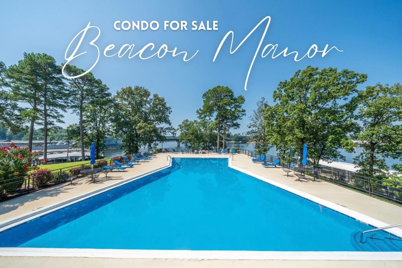 Welcome to Unit 205 at Beacon Manorāan iconic lakefront building on the main channel of Lake Hamilton! This 1BR/1BA condo offers an updated kitchen with granite countertops, a spacious bedroom with en suite bath, and a large closet. Ideal as a vacation home or full-time residence. Low POA fees include water, sewer, trash, exterior/common area insurance, grounds maintenance, pool access, tennis & pickleball courts, gated entry, landscaping, and on-site building manager. Covered parking adds convenience. Located just 10 minutes from Oaklawn, shopping, and dining, and only 15 minutes from Bathhouse Row and hiking trails. Nightly rentals are allowed! Enjoy security, convenience, and lake views in one of Hot Springsā most desirable communities. Schedule your private showing today!