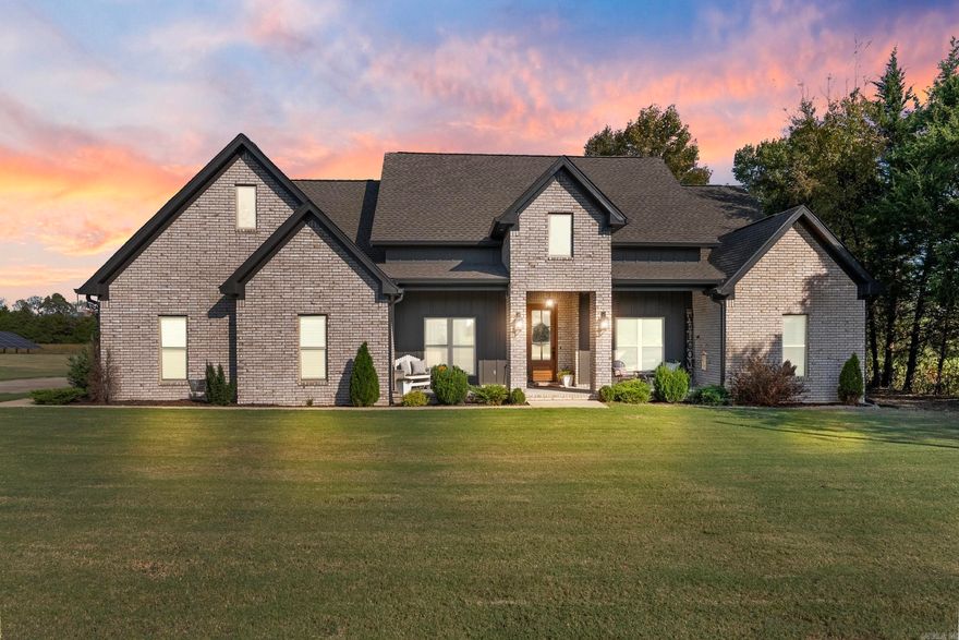 SELLER OFFERING $5,000 TOWARDS RATE BUY DOWN OR CLOSING COSTS WITH ACCEPTED OFFER. Situated 1.00 acre, this beautifully designed 2021 built 4 bedroom, 2.5 bath home welcomes you with 12 ft ceilings and an open floorplan. This kitchen is an absolute dream. You will love the large island, the abundant countertop / storage space, butlers pantry and the large walk in pantry. Master suite has a spacious bathroom with his and hers vanities, walk in shower, soaking tub,large walk in closet and connects directly to the laundry room. This home is located in top rated Greenbrier School District (Wooster Elementary) Call today to schedule your private showing.