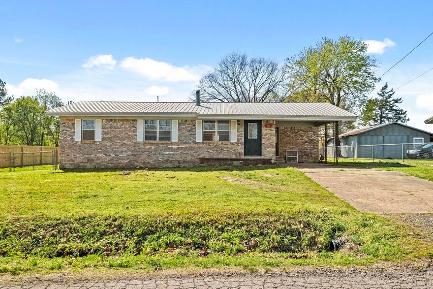 Welcome Home to 918 S. Fir Street!  Come see this charming 3-bed, 1-bathroom Beebe home on +/-0.56 acres. With a metal roof, fresh paint, and new flooring, it's move-in ready. Enjoy the fully fenced extra large backyard and oversized laundry room in the home, perfect for doubling as a pantry or small office area. Conveniently located near downtown, Beebe schools, and parks. Don't miss out – schedule your showing today! Seller will consider owner finance offers with agreed upon terms.  Please inquire for more information.  Square footage approximate, please measure. Agents, please see remarks.