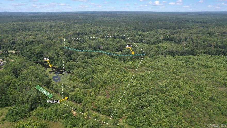 With no zoning or deed restrictions, welcome to a life of total freedom, but with power and water available, you won’t have to sacrifice urban conveniences.   -No Restrictions! -Water & Power along Road -New Road & Drainage Infrastructure -Creek & Pond -New Survey -Priced Well Below Market  If you like water features, you’ll love this place! A pond lies along the property’s south boundary line and, towards the back of the property, a creek meanders - a perfect hunting & rec setting