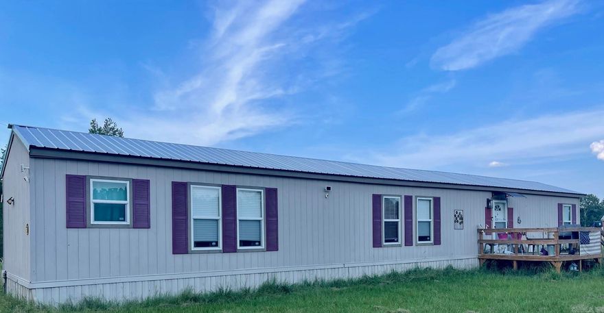 Peaceful Country Living on 2+ Acres – Blevins, Arkansas Escape the hustle and embrace the quiet of the countryside with this well-maintained manufactured home set on 2.08 sprawling acres in beautiful Blevins, Arkansas. Tucked away in the county, this property offers the freedom and functionality you're looking for — with no city restrictions and room to live, work, and grow. The home features a thoughtfully wired generator hookup for peace of mind during storms or outages, and is surrounded by multiple outbuildings perfect for storage, livestock, or hobby use. A large shop on the property adds serious value — ideal for mechanics, tinkerers, or anyone in need of workspace. Whether you're looking for a private homestead, a base for your small business, or simply a place to enjoy the quiet life, this property checks all the boxes. Highlights: 2.08 acres of usable land Manufactured home with solid infrastructure Generator wiring installed Multiple outbuildings for versatile use Oversized shop with ample space and 2 roll up doors Located in the county — more freedom, fewer restrictions Don’t miss your chance to own a piece of Arkansas country living. Schedule your showing today!