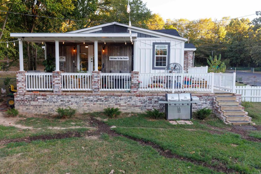 CURRENT APPRAISAL & FURNITURE can be include with accepted offer (except for some personal items). You won't find a cuter lakefront home! This 3 bedroom, 2 bath lakefront home presents and exceptional opportunity for both investment & personal enjoyment. Located on a quiet 7 south cove. You will have your own private boat launch, boat dock with swim deck and a beautiful covered porch to unwind at the end of the day. You won't want to ever leave this wonderfully decorated home. This home could sleep 8-12 with the right layout. There is ample parking and the extra property across the street could have a tiny house with lake view potential as well. Come see this adorable lake house!