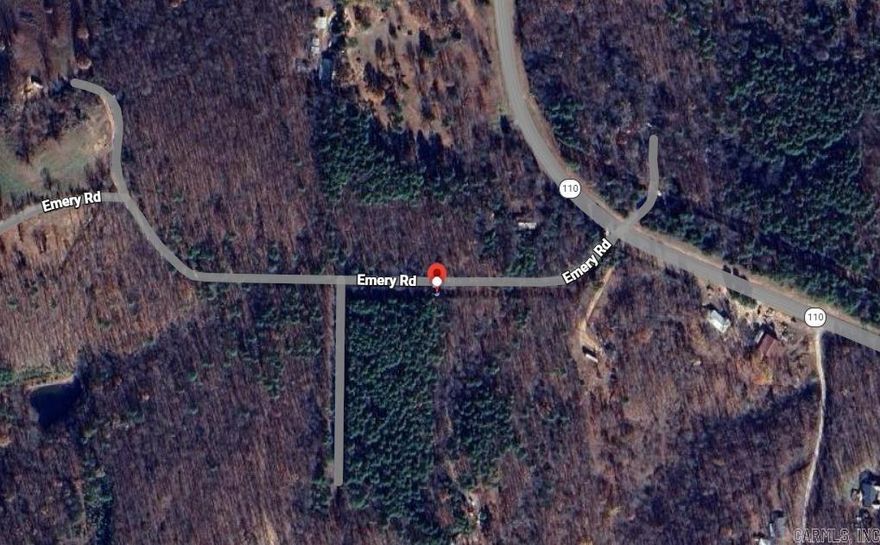 10 wooded acres about 30 minutes from Greers Ferry Lake.