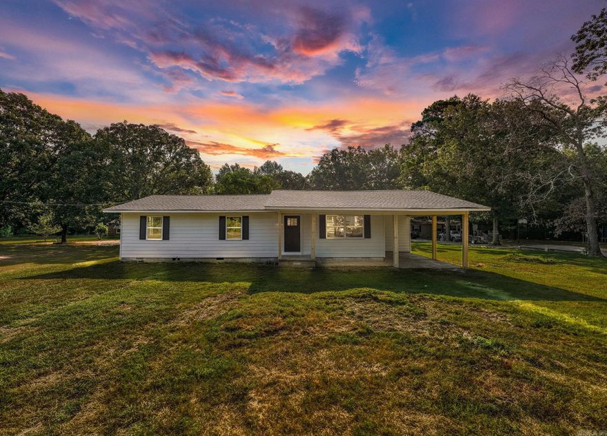 **Back on Market due to the buyer's financing** This beautifully renovated home is truly move-in ready, offering peace of mind with a brand new roof, HVAC system, and ductwork. Every detail has been thoughtfully upgraded, including new plumbing and a brand new septic tank. Inside, you'll find new flooring throughout, fresh paint, and a fully remodeled kitchen featuring new cabinets and modern appliances. The bathroom is equally impressive with a custom vanity and a beautifully tiled shower/tub. Updated fixtures throughout the home add a stylish, contemporary touch. Nestled on a flat 1-acre lot, this property offers both comfort and space—perfect for anyone looking for a turnkey home in a peaceful setting.