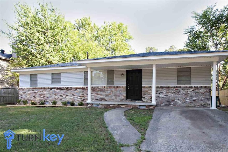Totally renovated Southwest Little Rock home for rent! Adorable home with 3 bedrooms, 1 bath and updates throughout.