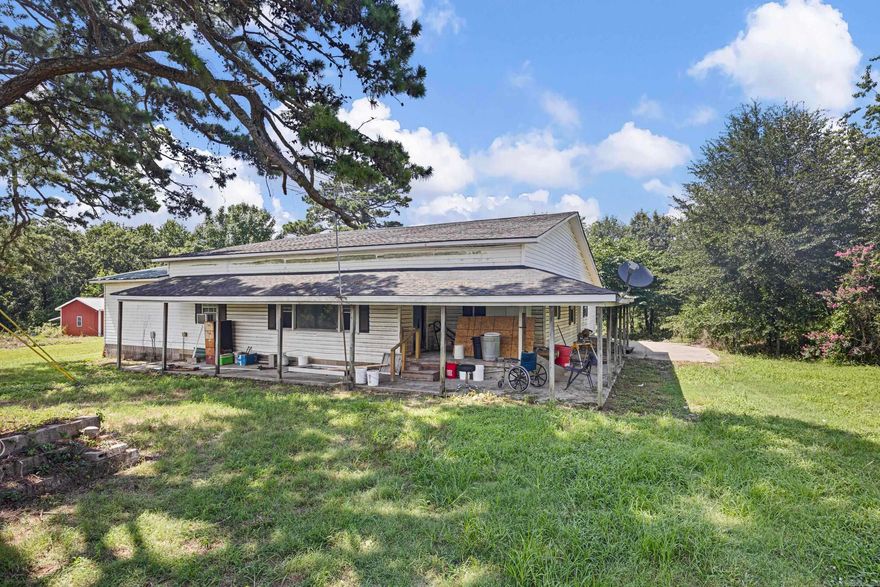 Spacious 5 bedroom, 2 bath farmhouse sitting on 10 beautiful acres in Dover! This 3,144 sq ft home (40x60 Barn with 16’ lean-tos on both sides) offers tons of potential. Brand new Sheetrock and fresh paint throughout—just needs fixtures and your finishing touch to make it complete. Perfect setup for a hobby farm, rental, or forever home. Peaceful country setting with room to grow, all for just $255,000!
