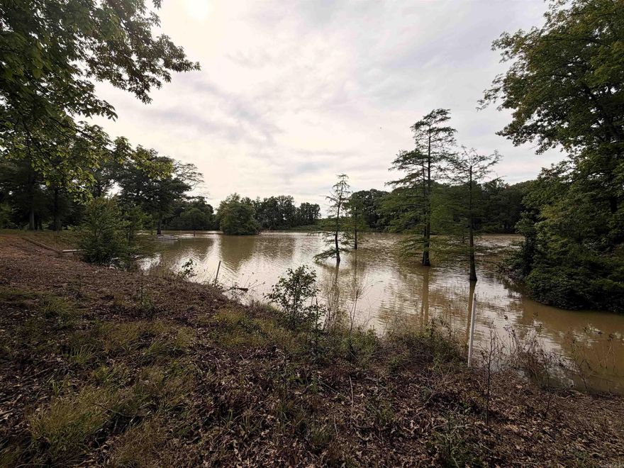 Des Arc property on a private lake!   Tucked just off the Des Arc Bayou, this property offers peaceful country living only 5 minutes from town. Enjoy water views in every direction — the private lake sits just beyond your back door, and there’s also a pond right in your backyard. The 2021 mobile home features 3 bedrooms and 2 bathrooms, complete with tie-downs and concrete runners already in place. A nice-sized shop with electricity provides great storage or workspace. This unique setting is ideal for a weekend retreat or a comfortable primary residence. Refrigerator conveys. Chicken coop is negotiable. To be sold as is.