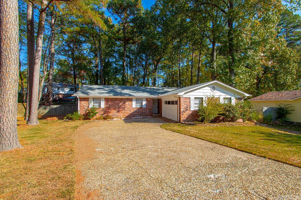 Charming 3-bedroom home with modern touches in a Prime Location. Welcome to this inviting ALL-brick home, nestled in a serene cul-de-sac with excellent area schools. This property boasts a spacious layout with 3 bedrooms, 2 baths, and vaulted ceilings that create an airy, open feel. Enjoy cozy evenings by the rock fireplace or entertain guests in the large kitchen, complete with stainless steel appliances and granite countertops. The home also features a separate dining room, a deck perfect for outdoor relaxation, and a fenced privacy yard. Additional highlights include a new roof, a 2-car garage, and easy access to major highways. Residents will appreciate the community amenities, including tennis courts, a swimming pool, a playground, a clubhouse, and well-maintained trails. With gated security for peace of mind, this home offers both comfort and convenience. Agents See Remarks :)