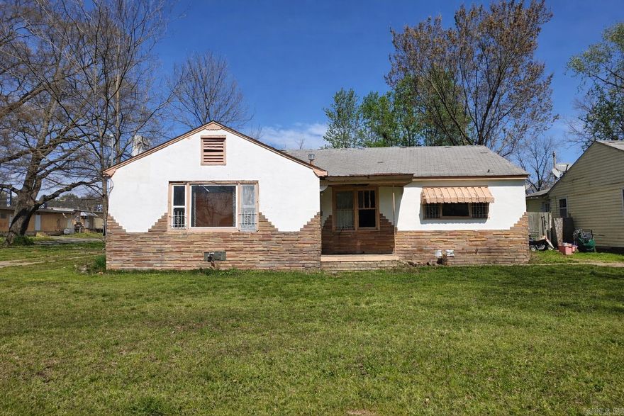 Opportunity awaits with this investor special. This property is ready for a full refresh and offers potential for buyers willing to take on a renovation project. Large Living Room, Includes 2 Bedrooms with one being a Large Primary Bedroom, dining room and more on a corner lot! Improvements are needed throughout the interior and exterior. Great rental opportunity. Property to be sold as-is.