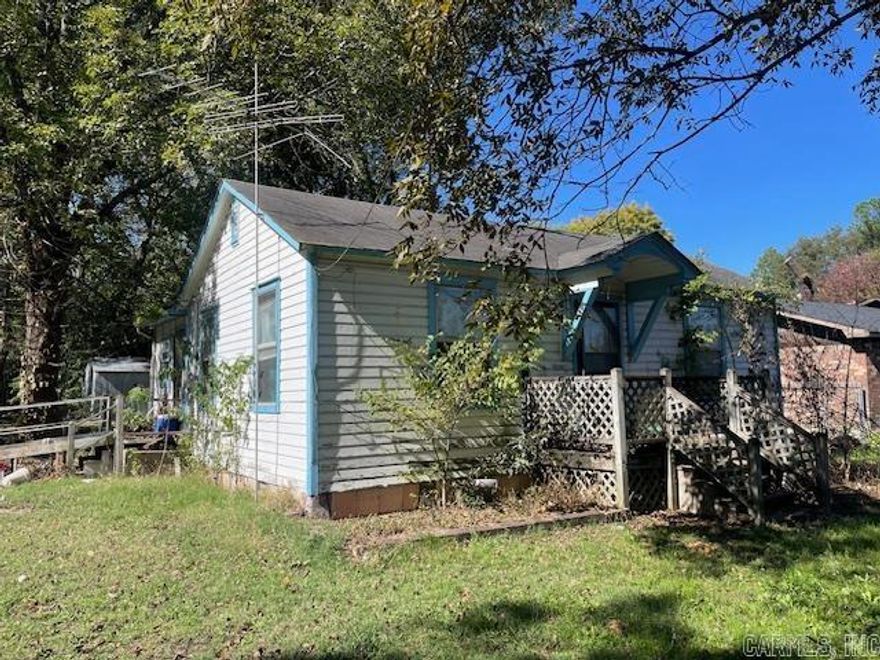 This is a 2 for price. There are 2 houses and a shed with this property Both are being sold as is.  One has contents for buyer to remove.  They are not in a flood zone. They are on a corner lot.