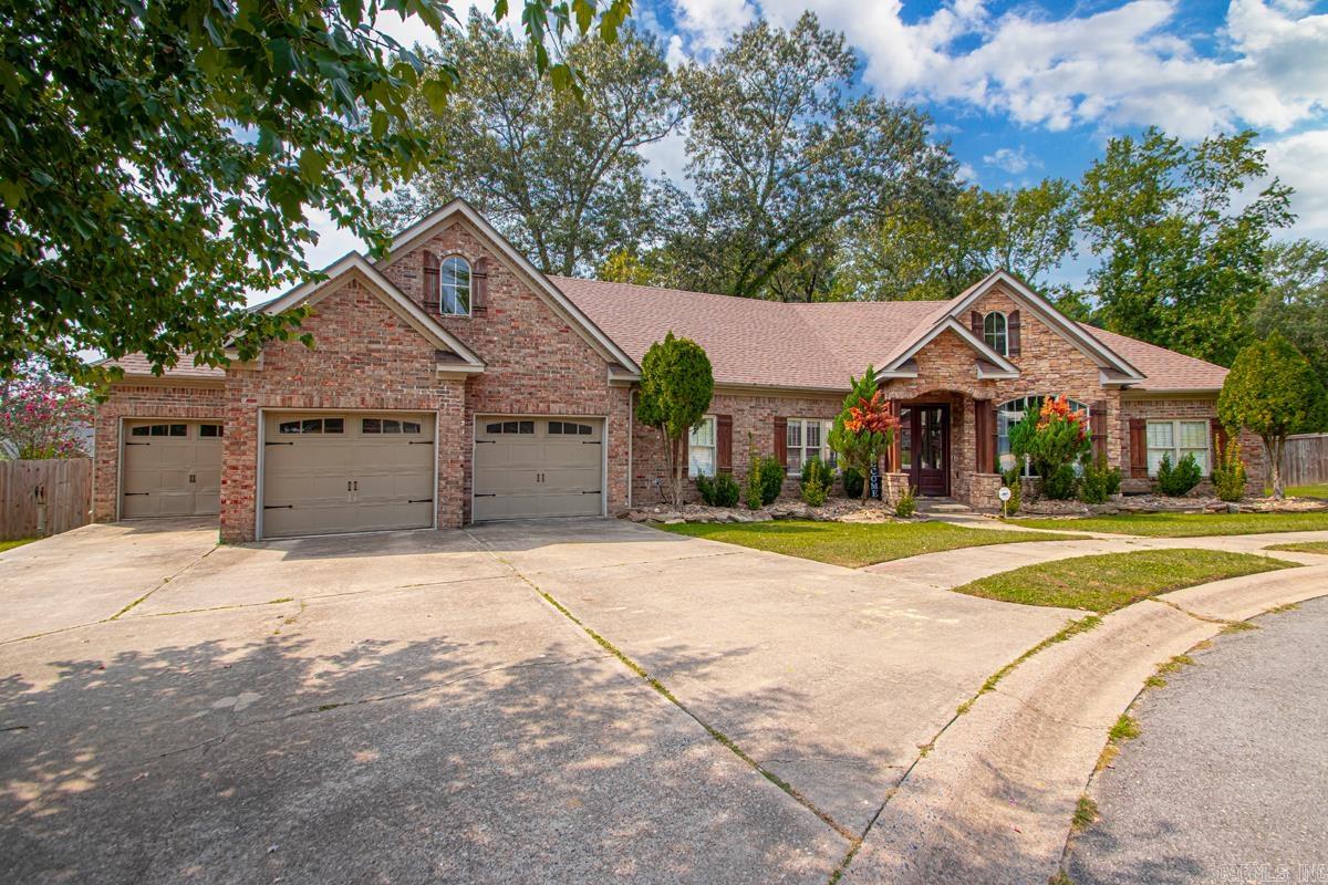 PICTURE PERFECT HOME....Located in the Heart of Saline County... Amenities Include: Approximately 3005 Square Feet +/-, 3 Bedrooms, 2 1/2 Bathrooms, Large Greatroom with vaulted / wood ceiling, Rock Fireplace, Gourmet Kitchen with gas stove, large breakfast bar, pantry and tons of cabinets and counter tops, Pantry, Nice Primary Bathroom with double closets / walk in shower with separate jetted tub, Separate Dining Area, Office Area, Nice size laundry room, the back yard is an entertaining extravaganza - it boasts an inground swimming pool with an electric pool heater - outdoor Stone Fireplace with separate grilling area - Covered patio - wood deck - extra Landscaping, 3 Car Garage, Cul-de-sac level lot, this is a very clean home, Benton Schools, and Much More... A Must See..