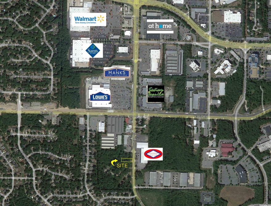 Vacant Commercial Lot near the Intersection of Kanis and Bowman Roads.  This Property has Outstanding Visibility and High Traffic Counts.  The Zoning is PCD with  Many Potential Commercial Uses.  This Area is Experiencing Rapid Growth so this Property offers a Great Investment or User Opportunity.  Call for more Information!