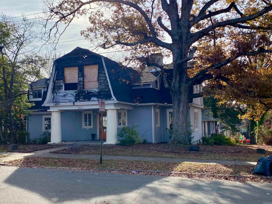 Commercial opportunity located at 4523 Woodlawn Street in Little Rock. Property is zoned C-1 Neighborhood Commercial and offers flexibility for a variety of permitted uses. The site includes a two-story building with approximately 2,654 square feet, on-site parking, and a detached garage.The existing structure has sustained fire damage and is being sold as-is. Buyer to verify condition, suitability, and allowable uses. Property may be suitable for renovation, redevelopment, or potential tear-down. Prior to the fire, the building was utilized as a retail shop and medical office/residence, reflecting the property’s historical commercial use and adaptability. Property is priced to reflect condition. No repairs will be made by seller. Buyer responsible for all inspections, due diligence, zoning verification, and approvals. Agents please see confidential remarks.