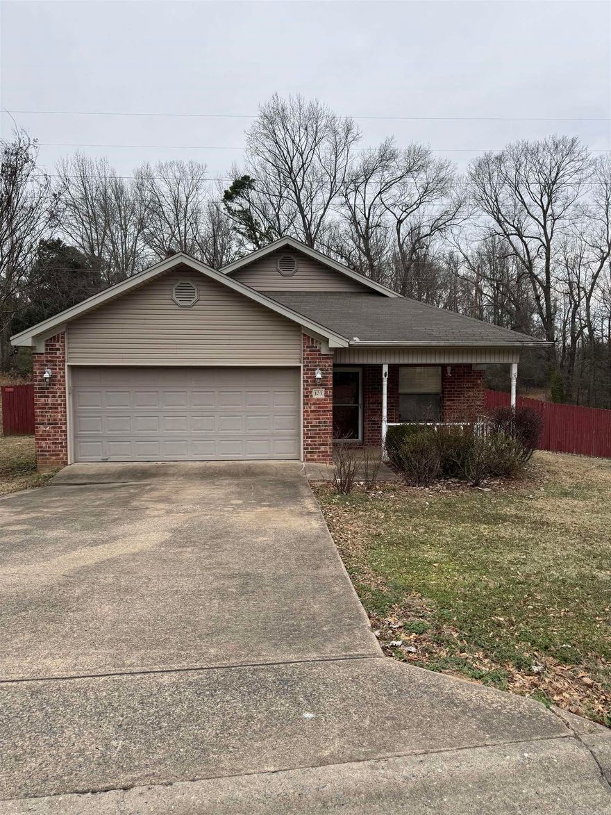 This cozy home is waiting to be yours. This 3-bedroom 2 bath home sits on a beautiful lot with a nice size backyard and has a darling front porch. This is a perfect home to start a family. Home features a split floor plan and has lovely concrete floors throughout the living room and kitchen. Nice size master bedroom and an added bonus is the beautiful white subway tile shower. All Prime Realty and Property Management residents are enrolled in the Resident Benefits Package (RBP) for $50.00/month which includes liability insurance, credit building to help boost the resident’s credit score with timely rent payments, up to $1M Identity Theft Protection, HVAC air filter delivery (for applicable properties), move-in concierge service making utility connection and home service setup a breeze during your move-in, our best-in-class resident rewards program, on-demand pest control, and much more! More details upon application.