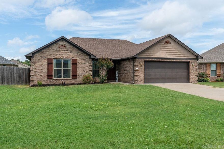 This home is located in the heart of Greenbrier! Jewels Estates is known for its welcoming family atmosphere and prime location! This home has 3 spacious bedrooms, 2 full baths, all brick exterior, beautiful tray ceilings in the living and master. His and hers closets in the master with a double vanity and plenty of room. Split floorpan with plenty of closet space and eat in kitchen. All appliances on location will convey including refrigerator, oven, stove, dishwasher and microwave!