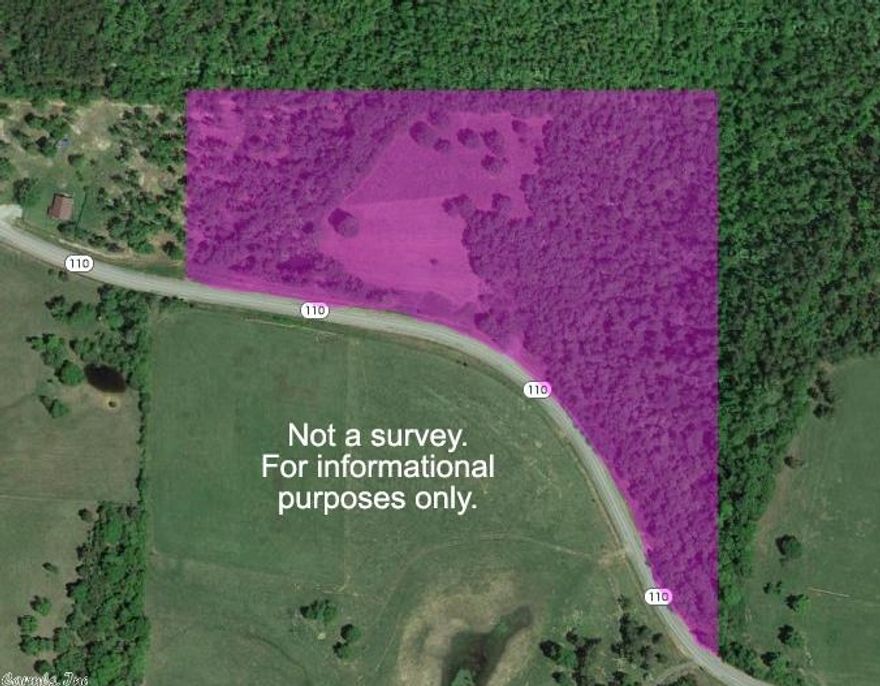 Gorgeous, pristine Ozark woodland acreage. Partial pasture, fenced, lots of trees. Pond on one side of the property. Highway frontage and just a few minutes drive to the Middle Fork of the Little Red River. Very quiet neighborhood with few neighboring houses and from this location you can't see any neighbor at all. This is the perfect place for someone who wants to be outside of the hubbub of town but within short driving distance to the conveniences of town.