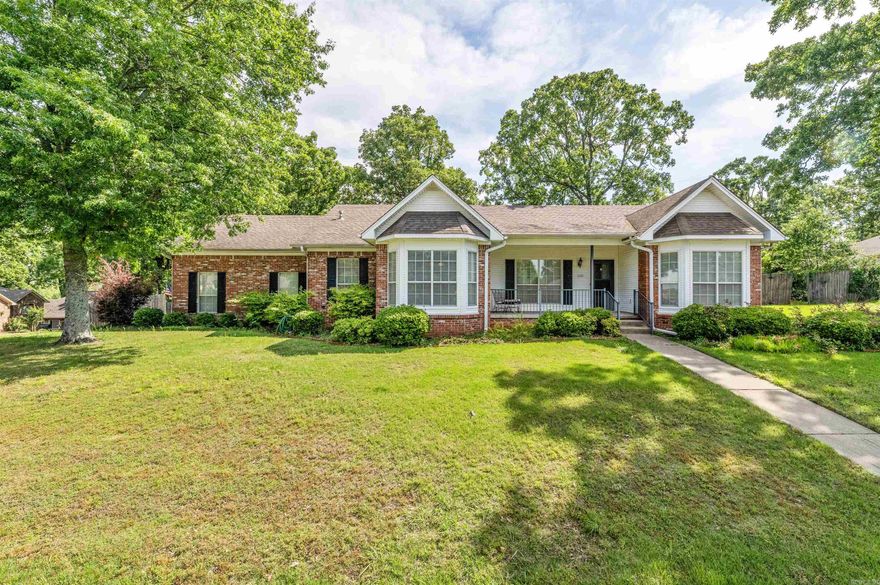 This well-maintained 3 bedroom, 2 bath home offers over 2,000 square feet and a layout that is both functional and inviting. The kitchen has been updated in recent years and features abundant cabinetry, a gas cook-top, and a bright breakfast area with a bay window. The great room is spacious with a brick fireplace as the focal point and flows nicely into a designated formal dining area, making it ideal for everyday living and entertaining. The split floor plan provides added privacy with the primary suite set apart from the other bedrooms. Thoughtful improvements have been made to enhance wheelchair accessibility, including wider doorways and a large walk-in shower for ease of mobility. You will be pleasantly surprised by the size of the laundry room, offering plenty of space for storage and functionality. Situated on a corner lot with a side-load garage, this home is located in the heart of North Little Rock and is convenient to everything. Agents see remarks.