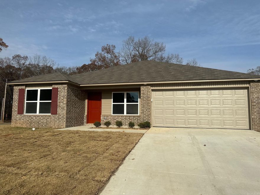 The all-time favorite 4-bedroom, the Carnegie II plan. The entry opens into a spacious Living Room and an open Kitchen. Bedrooms 2 and 3 are steps away from their Bathroom, and the 4th bedroom is at the front of the home for added privacy.   Upgrades in this home: 3050 Low E window in Master Bedroom, soaker tub/shower in Master Bathroom, toilet upgrade in Master Bathroom, plumbing faucet upgrade 2, 8" deep Kitchen sink, added phone jack, staggered Kitchen cabinets, 16" laminate bar top in Kitchen, Luxury Vinyl Plank flooring in wet areas and Living Room and adjacent hallways, garage door opener, garage exterior keypad, enclosed water heater, raised ceilings in Living Areas and Master Bedroom per municipal requirements, front door handle upgrade, Cheyenne style interior doors, Master Closet door, baseboards level 2, crown molding in Living Areas and Master Bedroom, LED disk lights in Kitchen, full sod, microwave hood in Kitchen, smooth top range.   THIS HOME IS COMPLETE. PLEASE NOTE: The city that governs this home is SHERWOOD. The mailing address for this property is NORTH LITTLE ROCK because of ZIP Code placement.