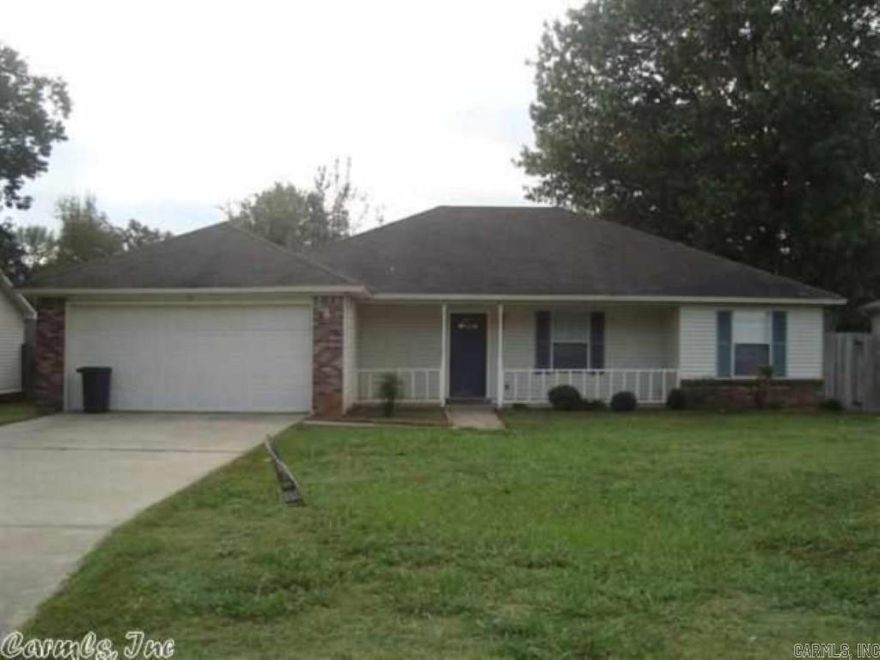 Great home with 3 bedrooms, 2 bathrooms and a 2 car garage and fenced in back yard.